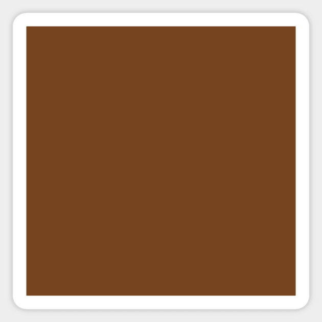 Bronze Skin Tone - Plain Color Sticker by speckled